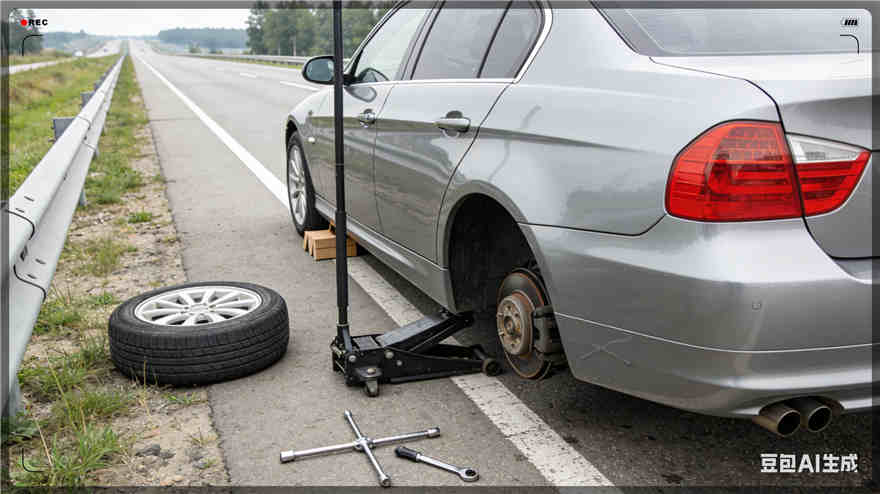 钟山爆胎道路救援-汽车换备胎